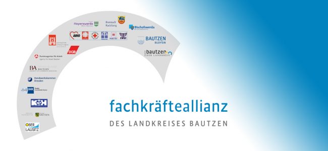 Beitragsbild mit Logo der FKA Bautzen und Farbverlauf